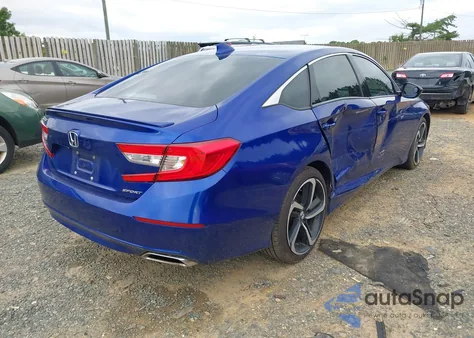 2018 Honda Accord Sport from USA, damaged, VIN 1HGCV1F30JA124000